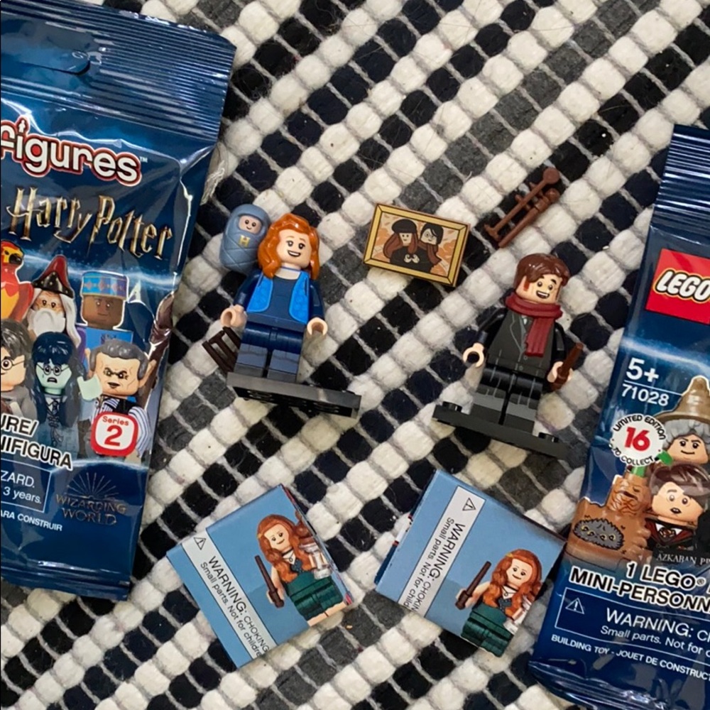 harry potter lego mini figure james and lily